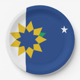 Flagge von Topeka (Kansas) Pappteller