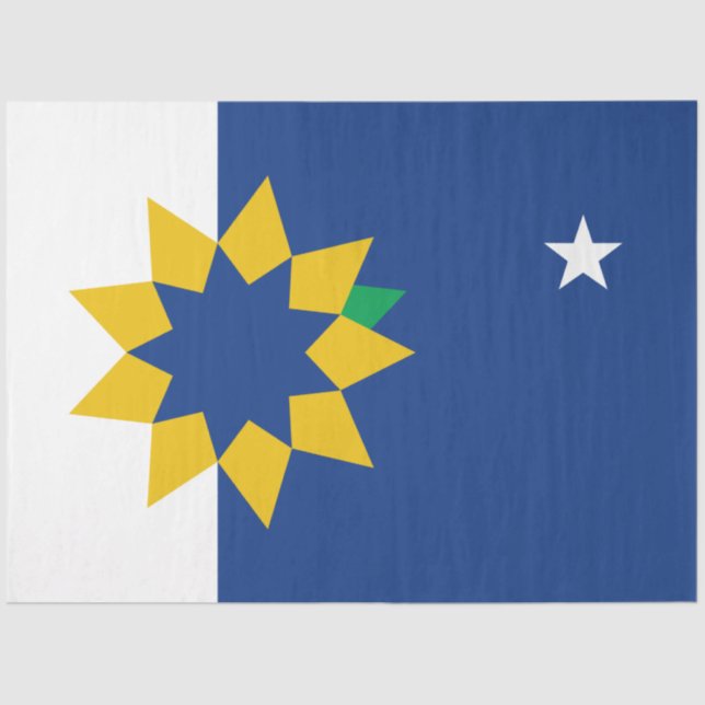 Flagge von Topeka (Kansas) Seidenpapier (Vorderseite)