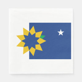 Flagge von Topeka (Kansas) Serviette