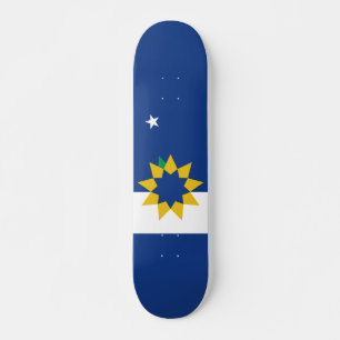 Flagge von Topeka, Kansas Skateboard
