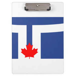Flagge von Toronto, Ontario Clipboard Klemmbrett