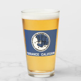 Flagge von Torrance (Kalifornien) Glas