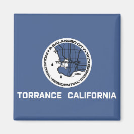 Flagge von Torrance (Kalifornien) Magnet