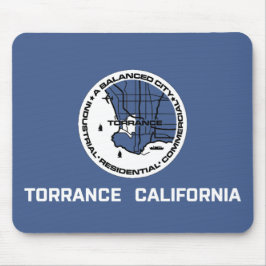 Flagge von Torrance (Kalifornien) Mousepad