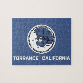 Flagge von Torrance (Kalifornien) Puzzle