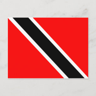 Flagge von Trinidad Postkarte