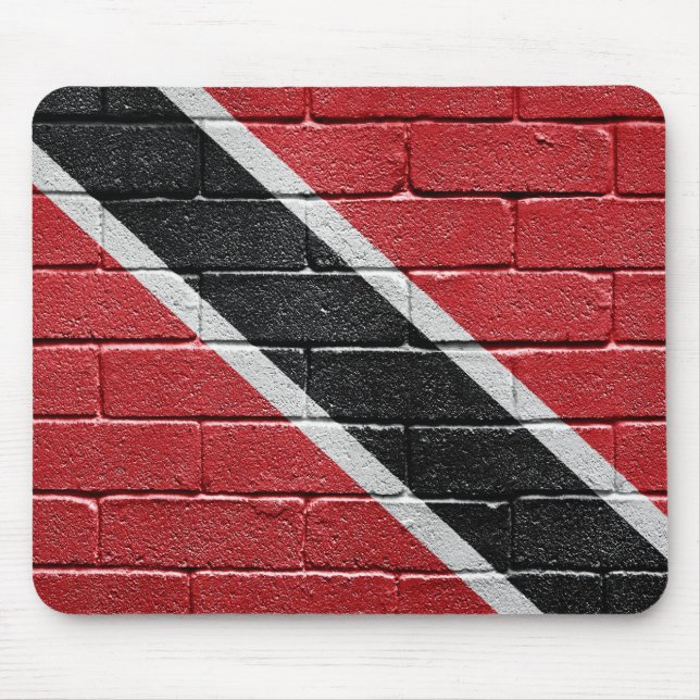 Flagge von Trinidad Tobago Mousepad (Vorne)