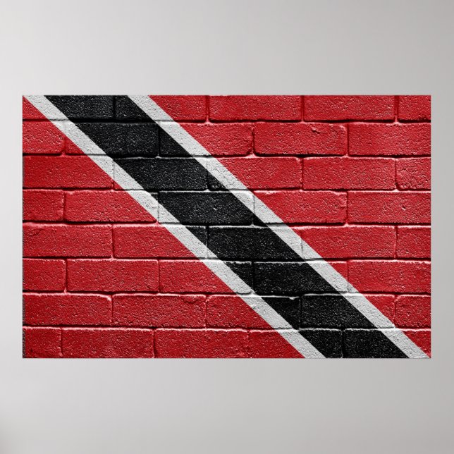 Flagge von Trinidad Tobago Poster (Vorne)
