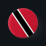 Flagge von Trinidad und Tobago Button<br><div class="desc">Flagge von Trinidad und Tobago</div>