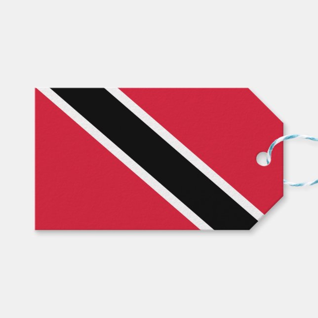 Flagge von Trinidad und Tobago Geschenkanhänger (Vorderseite (Horizontal))