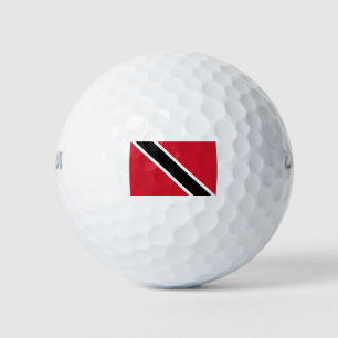Flagge von Trinidad und Tobago Golfball