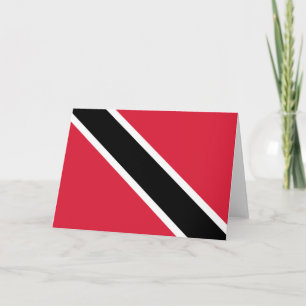 Flagge von Trinidad und Tobago Karte