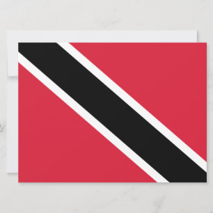 Flagge von Trinidad und Tobago Karte