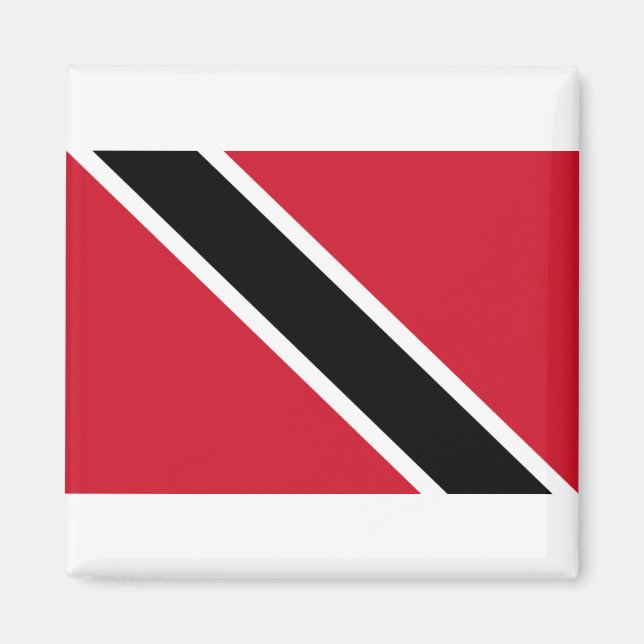 Flagge von Trinidad und Tobago Magnet (Vorne)