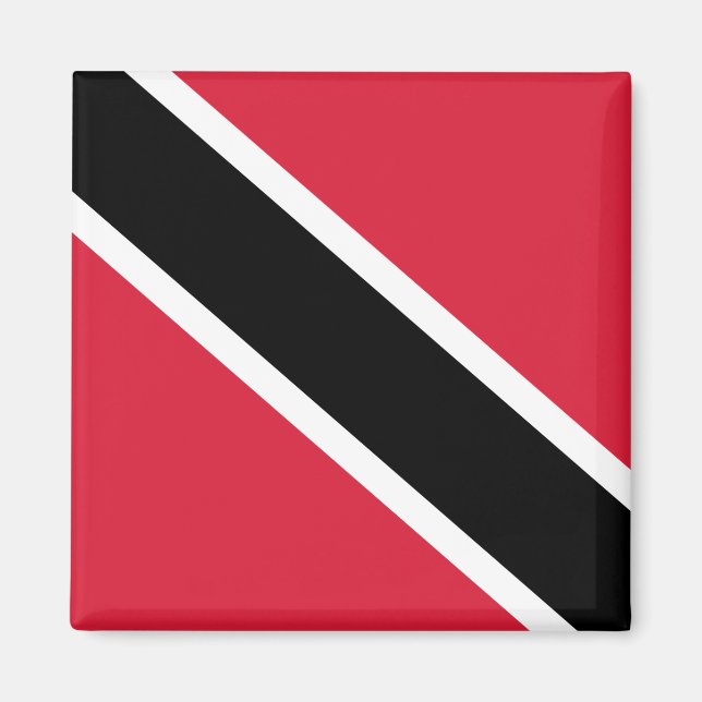 Flagge von Trinidad und Tobago Magnet (Vorne)