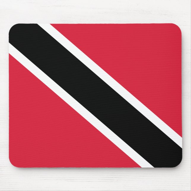 Flagge von Trinidad und Tobago Mousepad (Vorne)