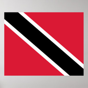 Flagge von Trinidad und Tobago Poster