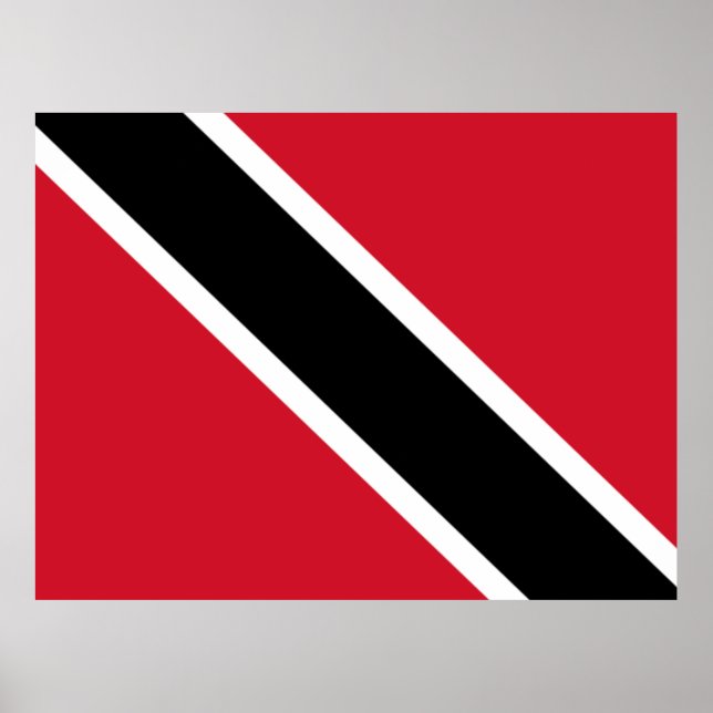Flagge von Trinidad und Tobago Poster (Vorne)