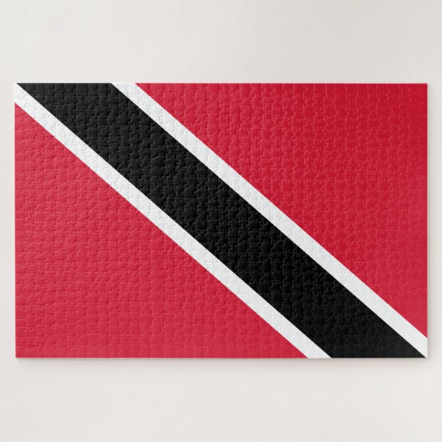Flagge von Trinidad und Tobago Puzzle (Horizontal)