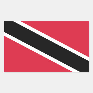 Flagge von Trinidad und Tobago Rechteckiger Aufkleber