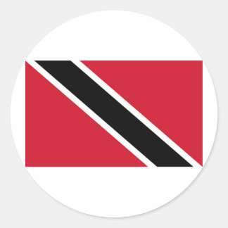 Flagge von Trinidad und Tobago Runder Aufkleber