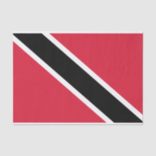 Flagge von Trinidad und Tobago Seidenpapier