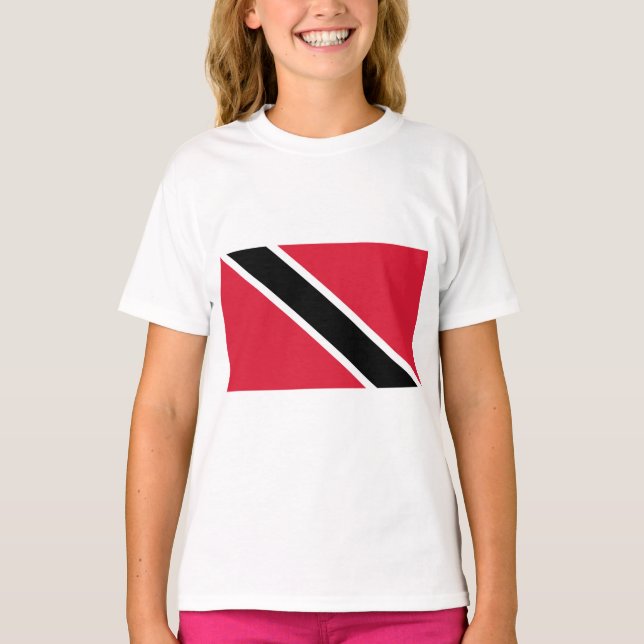 Flagge von Trinidad und Tobago T-Shirt (Vorderseite)