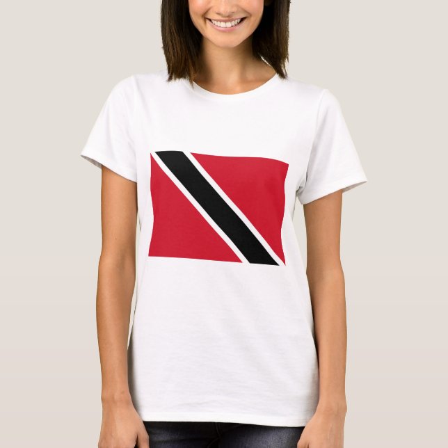 Flagge von Trinidad und Tobago T-Shirt (Vorderseite)