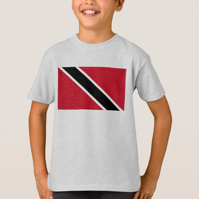 Flagge von Trinidad und Tobago T-Shirt (Vorderseite)