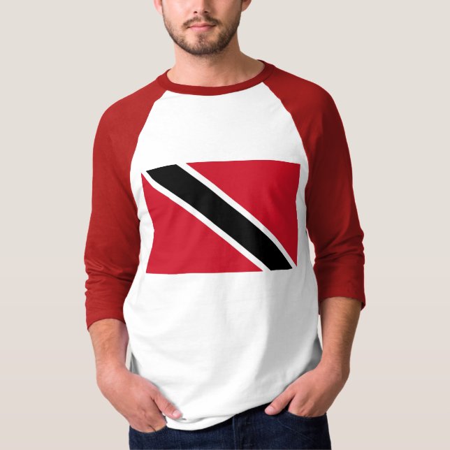 Flagge von Trinidad und Tobago T-Shirt (Vorderseite)