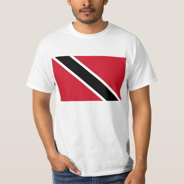 Flagge von Trinidad und Tobago T-Shirt (Vorderseite)