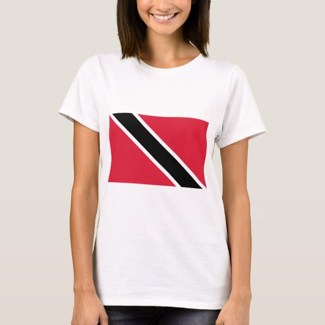 Flagge von Trinidad und Tobago T-Shirt (Vorderseite)