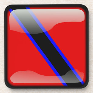 Flagge von Trinidad und Tobago Untersetzer