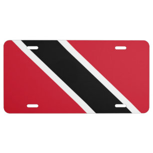 Flagge von Trinidad und Tobago US Nummernschild