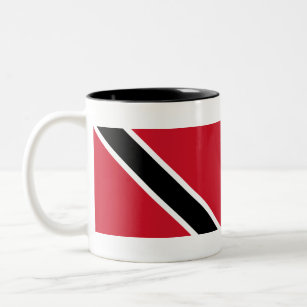 Flagge von Trinidad und Tobago Zweifarbige Tasse