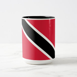 Flagge von Trinidad und Tobago Zweifarbige Tasse