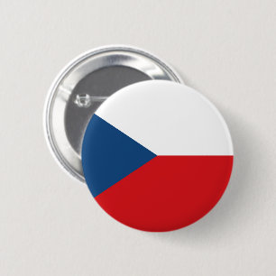 Flagge von Tschechien Button