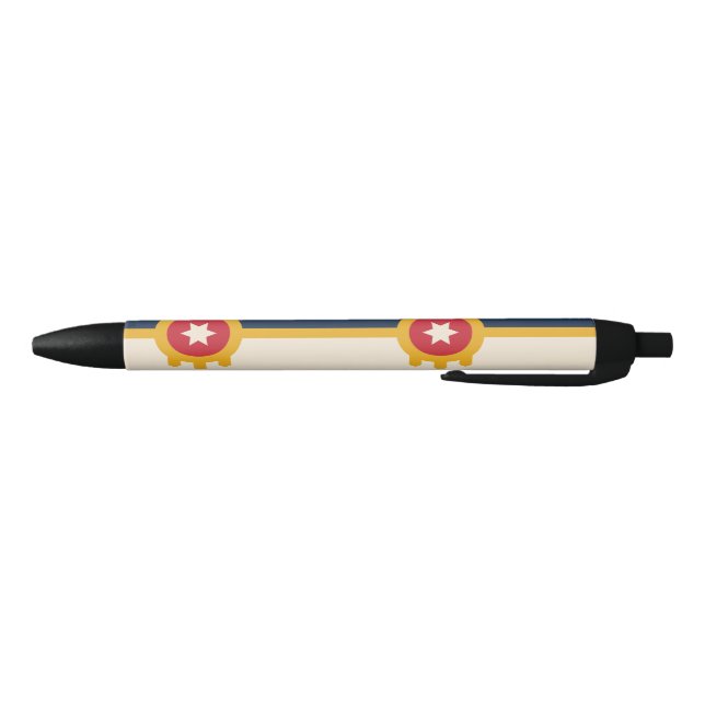 Flagge von Tulsa (Oklahoma) Kugelschreiber (Unterseite)