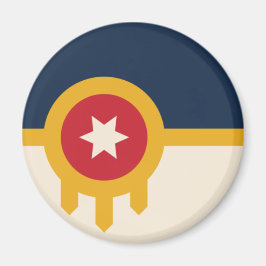 Flagge von Tulsa (Oklahoma) Magnet