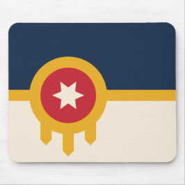 Flagge von Tulsa (Oklahoma) Mousepad