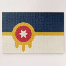 Flagge von Tulsa (Oklahoma) Puzzle