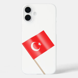 Flagge von Turkiye iPhone 16 Plus Hülle