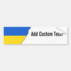 Flagge von Ukraine Autoaufkleber