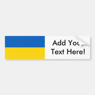 Flagge von Ukraine Autoaufkleber