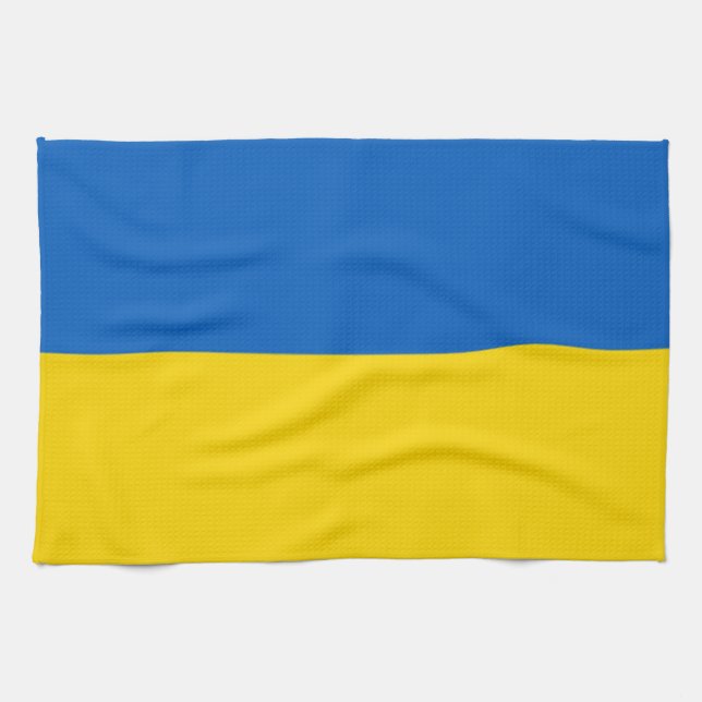 Flagge von Ukraine Handtuch (Horizontal)
