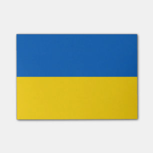 Flagge von Ukraine Posten-it® Anmerkungen Post-it Klebezettel