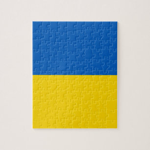 Flagge von Ukraine Puzzle