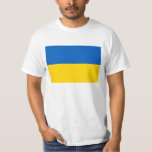 Flagge von Ukraine - ukrainische Flagge - T-Shirt<br><div class="desc">Flagge von Ukraine - ukrainische Flagge - ПрапорУкраїни 
Staatsflagge von Ukraine - ukrainische Flagge - державнийПрапорУкраїни
Fahne,  Land,  Europa,  Flagge von Ukraine,  Flagge Ukraine,  kennzeichnen Staatsangehörigen,  Ukrainer,  Nationalist,  Nationalismus,  Recht</div>