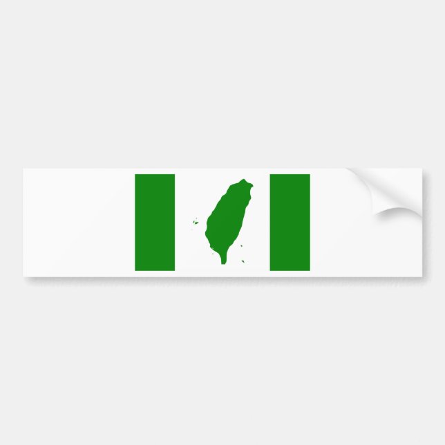 Flagge von unabhängigem Taiwan - 臺灣獨立運動 - 台灣獨立運動 Autoaufkleber (Vorne)