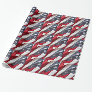 Flagge von USA Geschenkpapier